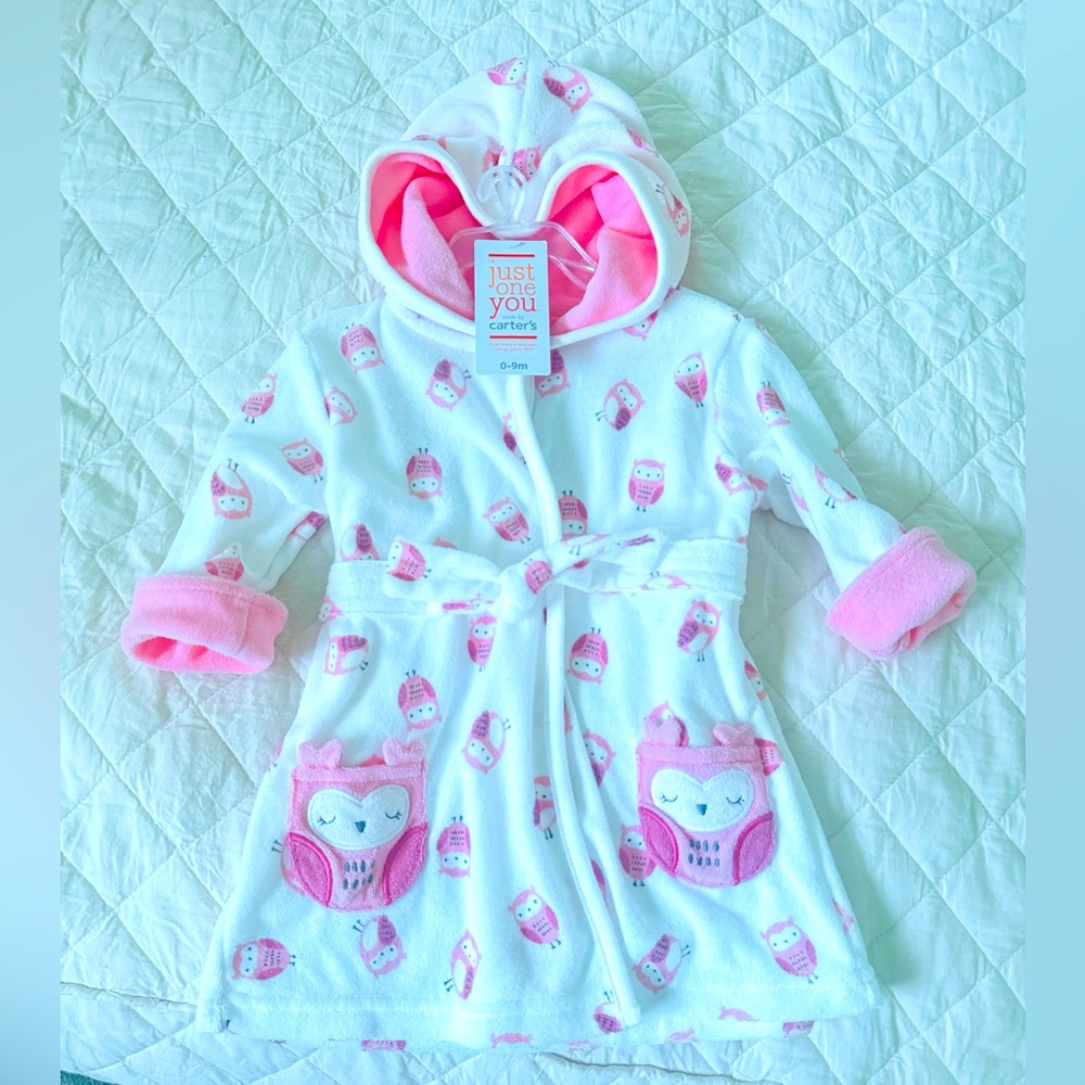 Carters Infant’s Terry Bathrobe NWT